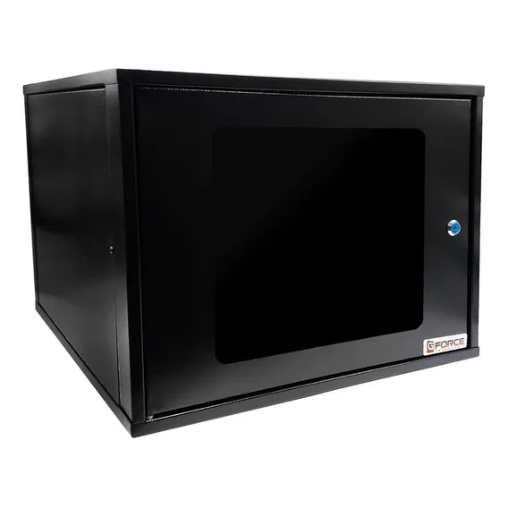 Mini Rack Parede 19 Gforce, 8u X 570mm, Visor Acrílico Foto 1