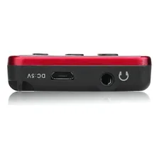 Mini Rádio Bolso Portátil Digital Fm C/ Fone Retekess V112 Cor Vermelho Foto mini 3