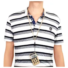 Mini Rádio Bolso Portátil Digital Fm com Fone Retekess V112 Cor Dourado Foto mini  3