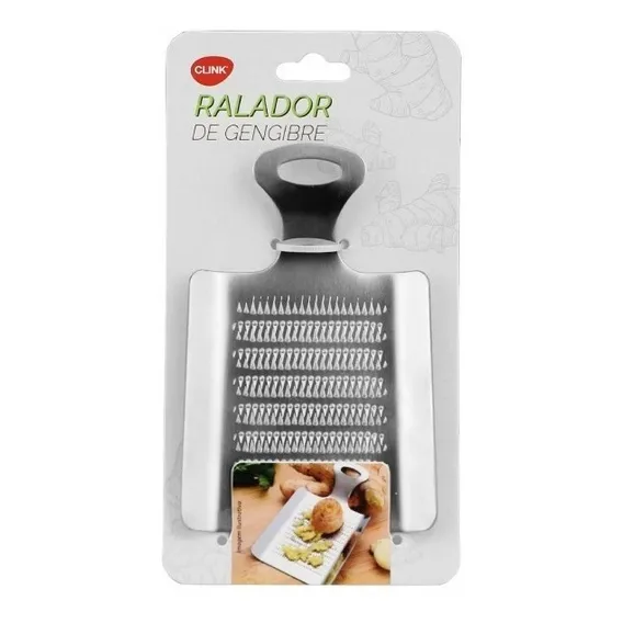 Mini Ralador Japonês Inox Alho Noz Moscada Gengibre Cozinha Foto 1