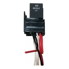Mini Relé 4 Terminais Com Soquete E Chicote 24v E 40a - 7533 Foto  mini 1
