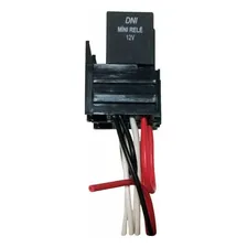 Mini Relé 5 Terminais + Soquete E Chicote 12v E 40/30a -7535 Foto mini 1