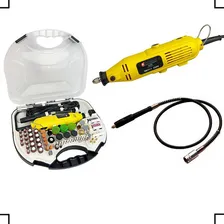Mini Retifica Profissional 210 Peças 400w Multifunções Foto mini  3
