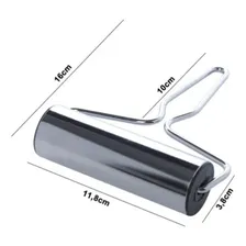 Mini Rolo Para Massa Estica Molda Aço Cromado Anodilar Foto mini 4