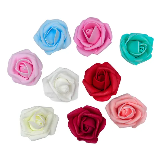 Mini Rosas De Eva 27 Unid Rosinhas Enfeites Lembrancinhas Foto 1