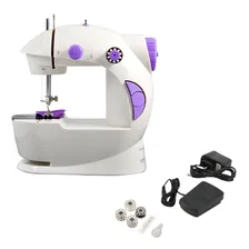Mini Sewing Machine Maquina Costura Casa Presente Acess贸rios Bobinas Linhas Foto mini 1