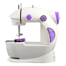 Mini Sewing Machine Maquina Costura Casa Presente Acess贸rios Bobinas Linhas Foto mini 2