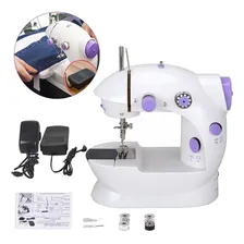 Mini Sewing Machine Maquina Costura Casa Presente Acess贸rios Bobinas Linhas Foto mini 3