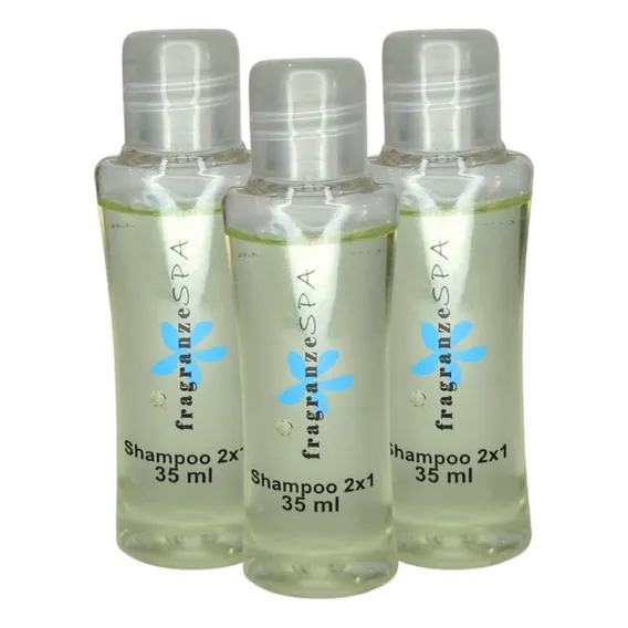 Mini Shampoo Para Hotel 2 Em 1 Fragranze Spa Frasco 100 Unid Foto 1