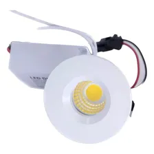 Mini Spot Led Dicr贸ica 3w Redondo Branco Quente Kit 20 opala Foto mini 2