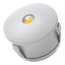 Mini Spot Led Redondo 1w 3000k Cor Branco Foto mini 2