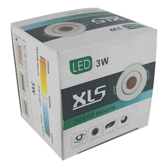 Mini Spot Led Redondo 3w Foto 1