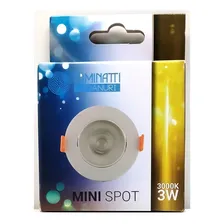 Mini Spots Led De Embutir Luminatti Redondo 3w 3000k Foto mini 3