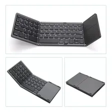 Mini teclado Bluetooth Dobrável Portátil Ultrafino K cor Preta Foto mini 4