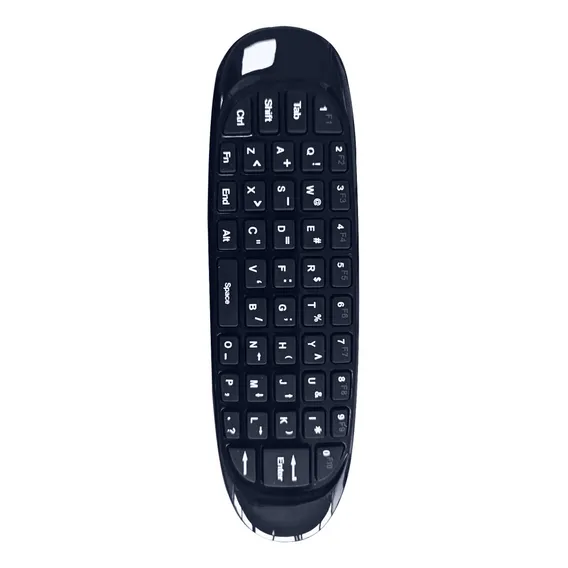 Mini Teclado Controle Wireless Smart Teclado Qwerty Teclado Preto Foto 1