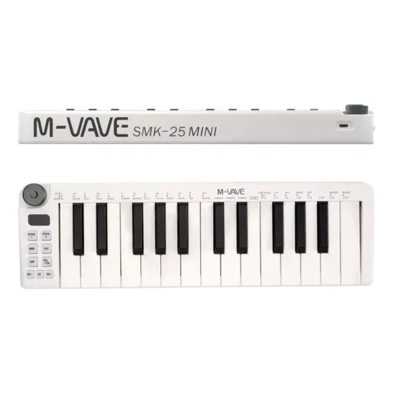 Mini Teclado M-vave Mini Controlador Midi 25 Teclas Smk25 Foto 1