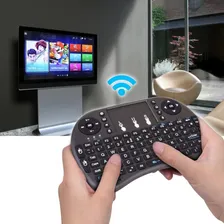 Mini Teclado Sem Fio Air Mouse Touch Tv Wireless Com Luz Foto mini  3
