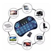 Mini Teclado Sem Fio Air Mouse Touch Tv Wireless Com Luz Foto mini 4