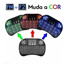Mini Teclado Smart Tv Box 4k Touch Led Pc Android Foto mini 4