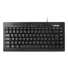 MINI TECLADO USB CHOCOLATE MULTIMIDIA DYNAMIC FLAT ABNT2 PRETO 1.8 METROS | DT111 VINIK Foto mini 1