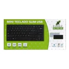 Mini Teclado Usb Super Slim Xc-tec-02 - X-cell Cor de teclado Branco Foto mini 3