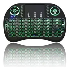 Mini Teclado Wireless Bluetooth Touchpad Sem Fio Iluminado Foto mini 2