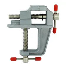 Mini Torno De Bancada Base Fixa Mini Morsa Torno 35mm Foto mini 1
