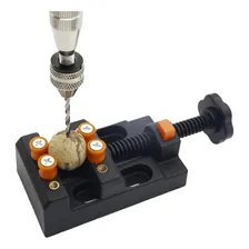 Mini Torno De Bancada Preto Morsa Vise Para Micro RetÃfica Foto mini 4