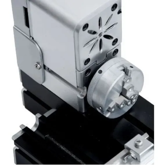 Mini Torno Mecânico Alta Potencia Profissional Bancada Mesa Foto 1