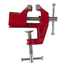 Mini Torno Morsa De Bancada De Aço Com Base Giratoria 60mm Foto mini 2