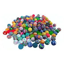 Mini Toys Plush Toys bolinhas pula pula brinquedo 27mm pacote com 500 unidades cor colorido Foto mini 2