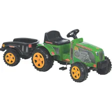 Mini Trator Fazendeiro Infantil De Pedal - Verde Com Caçamba Foto  mini 1