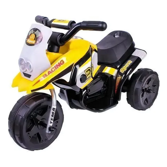 Mini Triciclo Elétrico G204 Infantil Amarelo Bel Brink Foto 1