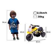 Mini Triciclo Elétrico G204 Infantil Amarelo Bel Brink Foto mini 4