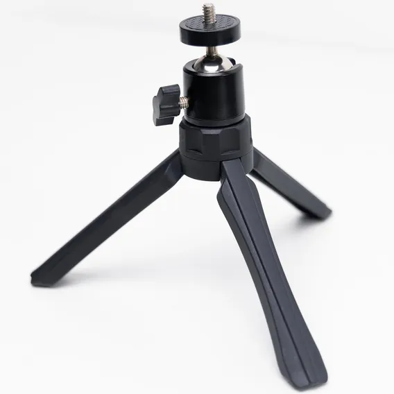 Mini tripé, suporte de mesa, tripé portátil, tripé Foto 1
