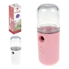 Mini Vaporizador E Umidificador Facial De Mão Portátil Usb Foto mini 1