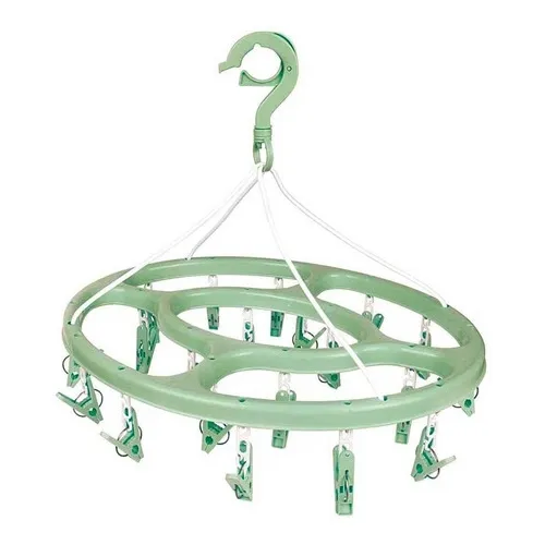 Mini Varal Oval 24 Prendedores - Verde Foto 1