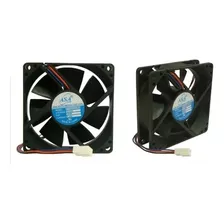 Mini Ventilador 80x80x25 Asafan Cooler 12v 80mm 3100 Rpm Led Preto Foto mini 2