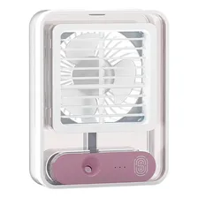 Mini Ventilador Ar Climatizador Umidificador Portátil 3x1 Foto mini  2