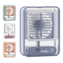 Mini Ventilador Ar Climatizador Umidificador Portátil 3x1 Foto  mini 1