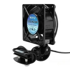 Mini Ventilador Cooler Boyu Fs-120 Com Haste Flexível 220V Foto mini  2