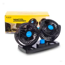 Mini Ventilador Painel Caminhão Carro 12v Rotação 360 Diâmetro 10 Cm Foto mini 1