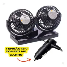 Mini Ventilador Painel Caminhão Carro 12v Rotação 360 Diâmetro 10 Cm Foto mini 3