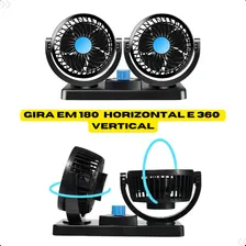 Mini Ventilador Painel Caminhão Carro 12v Rotação 360 Diâmetro 10 Cm Foto mini 4