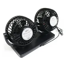 Mini Ventilador Portátil Automotivo 12v Carro Caminhão Duplo Cor 12vts Foto mini  2