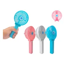 Mini Ventilador Portátil Handy Mini Fan Recarregável Usb Foto mini  2