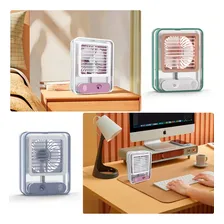 Mini Ventilador Portátil Recarregável Com Led Foto mini  2