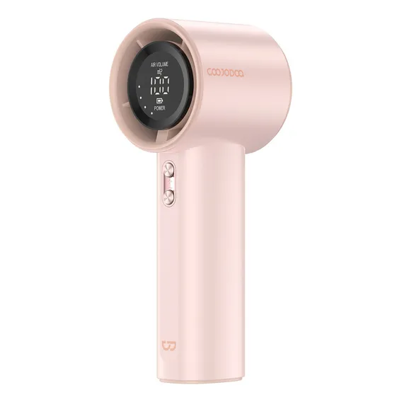 Mini ventilador portátil, ventilador USB rosa recarregável portátil Foto 1