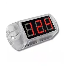 Mini VoltÃmetro Automotivo 12v 24v Medidor Bateria Zendel Foto mini 3