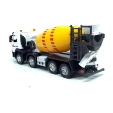 Miniatura 1/50 Caminhao Volvo Betoneira 68380 Com Luz E Som Cor Branco Foto mini  3